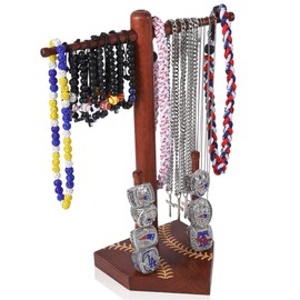 Midtatus Premium Swag Gifts for Baseball Lifestyle 101 Apparel Youth, Baseball Drip Necklace Holder & Championship Ring Display - End of Season Baseball Gifts for Boys