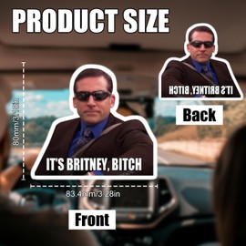 2 Pcs Funny Mike Meme Car Air Freshener, Novelty Air Freshener, Funny Car Accessories Gifts Joke Present for Men Women