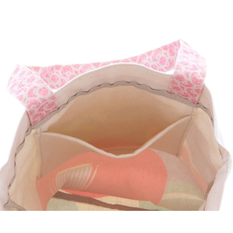 前田染工 五色帆布堂×ハローキティ 「KYOTO JAPAN」 トートバッグ A4 縦長 椿KT