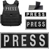 3Pcs Press Patch Set Embroidered Patches for Press Vest Photographer