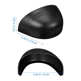 Toe Covers for Shoes - Safety Toe Caps Universal Fit Durable Black Inserts for Men and Women Ideal for Workplace Protection