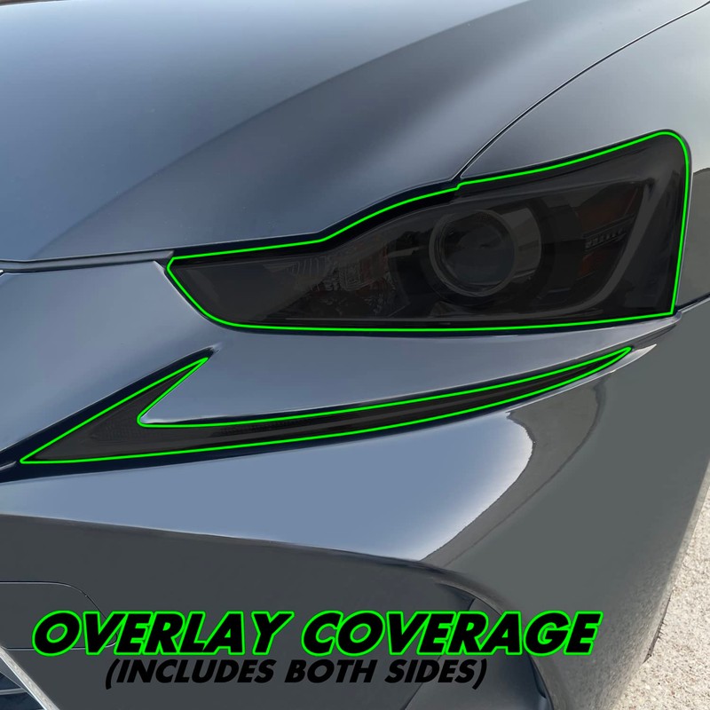 SlickMod PreCut Vinyl Smoke Tint for 2017-2020 Lexus is 200t