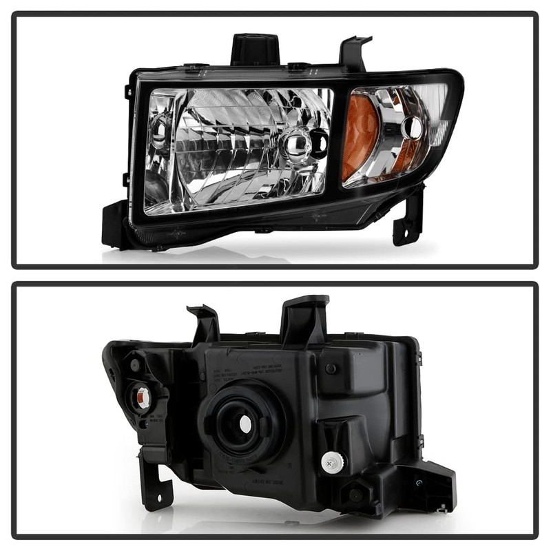 ACANII - For 2006-2014 Honda Ridgeline Headlights Headlamps Replacement 06-14