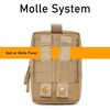 2 Pack Molle Pouches - Tactical Compact Water-Resistant EDC Pouch