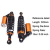 munirater Motorcycle Absorber Rear Adjustable Suspension Air Shock 320mm/12.5 Replacement