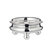 EDZARD Set of 3 Santa Bowls (Diameter 8 cm, Height