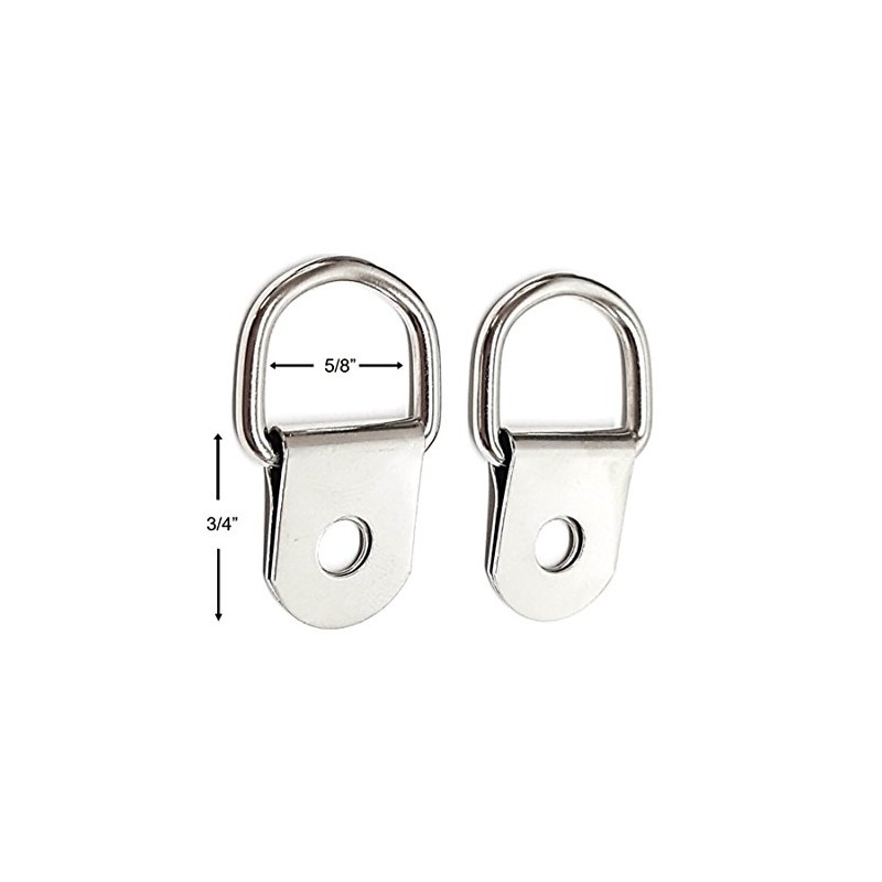 4 Pack Heavy Duty Saddle Repair 3/4" Clip & Dee