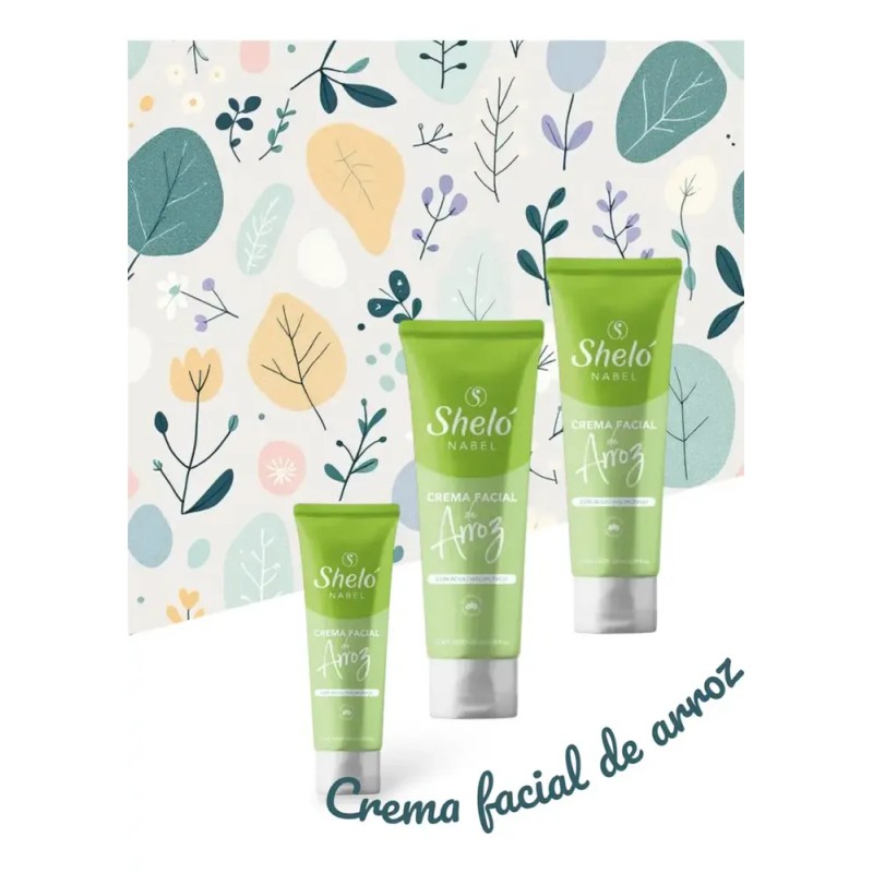 Crema Facila De Arroz Sheló Nabel Ácido Hialurónico 100ml