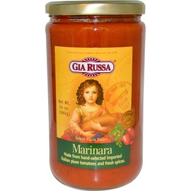 Gia Russa B04644 Gia Russa Select Marinara Pasta Sauce -6x24oz