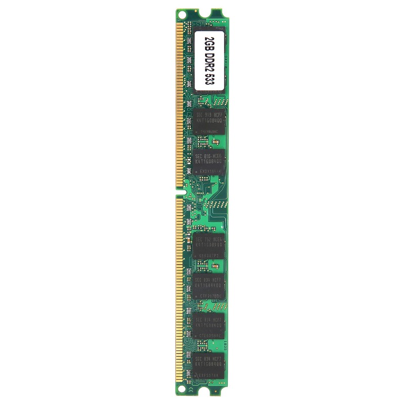 Memory Module Desktop Full Compatible DoubleSided 16Grain DDR2 2GB 533MHZ
