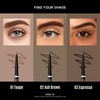 Brow Pencil, 2 Pcs Waterproof Precision Taupe Eyebrow Pencil Defines,