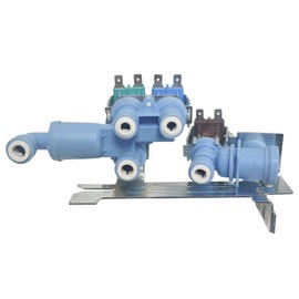 242253002 Refrigerator Water Inlet Valve Compatible With Frigidaire Electrolux Kenmore Crosley Water Inlet Valve Replace 242102201, 2689640, AP5669874, PS7321353, EAP7321353