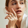 MILACOLATO 30Pcs 18K Gold Chunky Rings for Women Gold Plated
