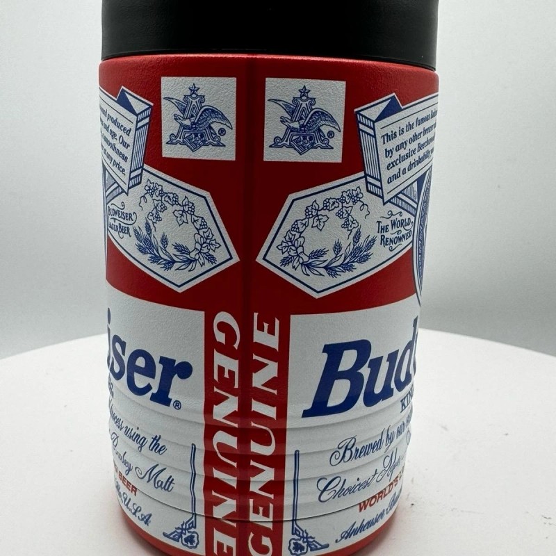 Polar Camel Budweiser UV Printed full Stainless Steel Beverage Holder