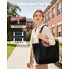 Arcoyard Rolling Teacher Bag with File Teacher Tote and Detachable