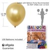 Allgala 100ct 12" Helium Grade Premium Latex Balloons-Gold-BL52003