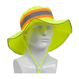 PIP Protective Industrial Products 350-RANGER PIP 350-RANGER Reflective Ranger Hat, Yellow, OS, Hi-Vis Yellow