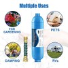 4 Packs of RV Inline/Marine Water Filter With Flexible Hose