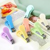 Nail Clippers with Catcher / Rounded Nail Clippers with Cover Case Nail Clippers-06. Mint 10ea