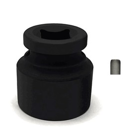 JEUCLEL 4 Tooth 1/2 Drive Wheel Locking Nut Key Compatible with Land Rover 4PT Original Anti-Theft Screw, External Tooth Anti Theft Screw Socket, Wheel Lock Nut Remover Adapter, Lug Nut Removal Tool