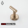 JQK Bathroom Towel Hook Champagne Bronze, Coat Robe Clothes Hook