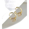 Mini Trendy Gold Hoop Earrings for Women Tiny Small Statement