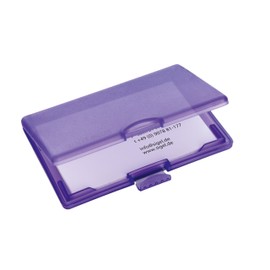 Sigel VZ334 Kartenetui Coolori lila, für bis 25 Karten (max. 90x58 mm), Kunststoff (PP) "very-violet"
