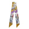 JERLA 100% Mulberry silk Scarf Head Hair Ribbon Handbag Handle