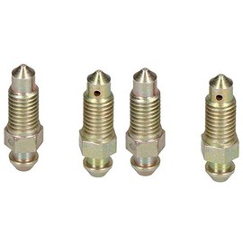 AB Tools 7mm x 1mm Steel Brake Caliper Bleeding Bleed Nipple Screw Bleedscrew 4pc