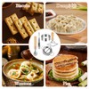 5 Pcs Pasta Cutter Set, Ravioli Cutters, Pasta Cutter Wheel,
