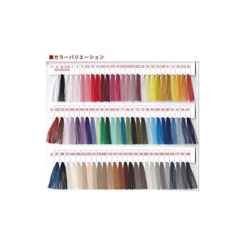FUJIX FK53-25 High Spun Lock Sewing Thread #90, 1,500m No.25