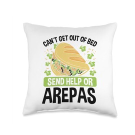 Arepas Grill Arepa Maker Venezuelan Snacks Arepa Flour Throw Pillow