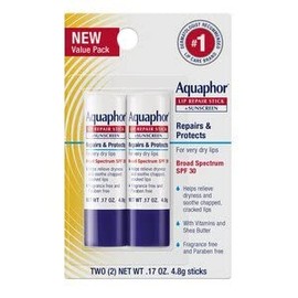 Aquaphor Aquaphor? Lip Repair Stick + Sunscreen (Dual Pack)