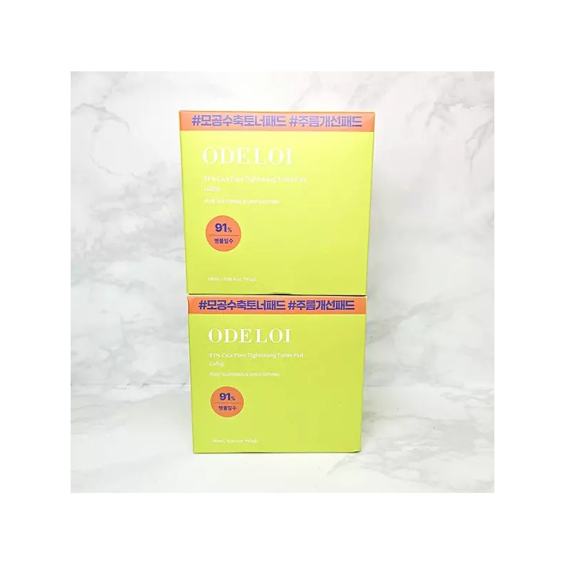 ODROI [본품1+본품1] 오드로이 모공수축 토너패드 시카 91퍼센트 로프디 70매 나노