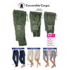 Woman Within Plus Size Convertible 2-in-1 Cargo Pant & Capri