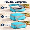 Compression Packing Cubes Set for Travel – Foldable Nylon Zipper