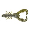 Yum Lures 3.5 Christie Craw Bait, Green Pumpkin Flash