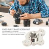 Tripod Fixed Plate Base Screw Nut Aluminum Alloy Tripod Fixing