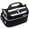AFL Collingwood Magpies Retro Dome Lunch Cooler Bag, Black White,