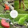 eupdd 20 Metal Grass Trimmer Blades: 15 cm Electric Grass
