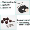 AERZETIX - C77471-30-Piece Sanding Set Wood Milling Drill Bit Holder