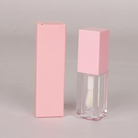 COSIDEA 25Pcs 25 * 25 * 86Mm Caja de Papel Artesanal para Brillo Labial 350Gms Caja de Embalaje de Lápiz Labial para Tubos Lipgloss (Caja de Papel Rosa 25Pcs)