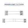 195‑345mm RV Shower Corner Storage Bar Stainless Steel Adjustable Bathroom