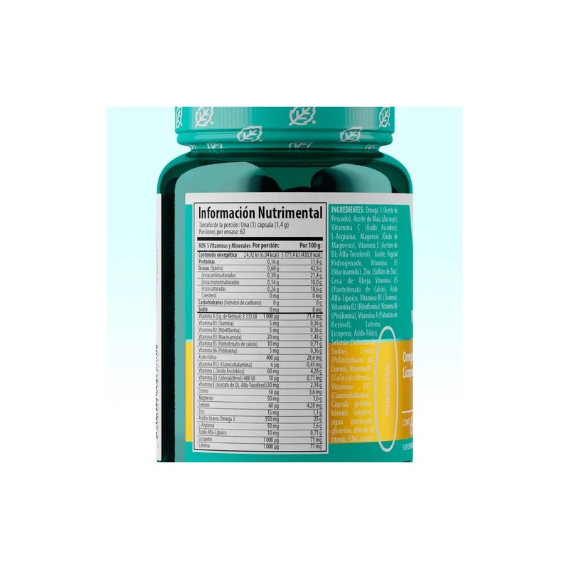 Threepack Solanum Con Omega 3, Complejo B Y Vitamina C