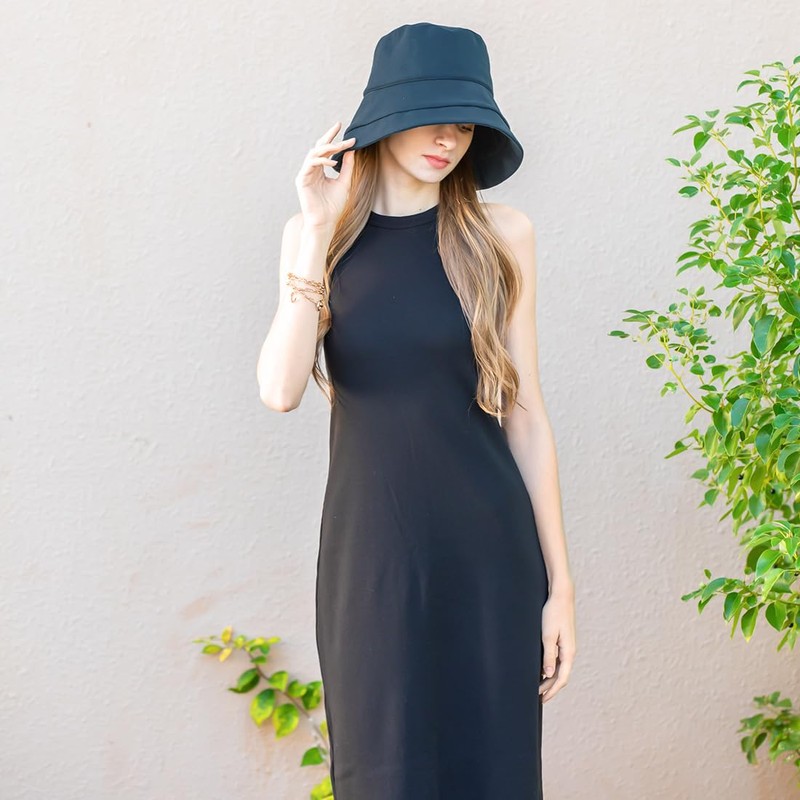 QUEENHEAD Women's Hat, UV Protection, 100% Light Blocking, Large Size,