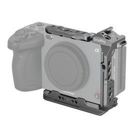 SMALLRG HawkLock Quick Release Half Cage for Sony FX3 FX30 with Cold Shoe and NATO Rail Quick Release Plate for Arca Sony XLR Handle for DJI Gimbal - 4772