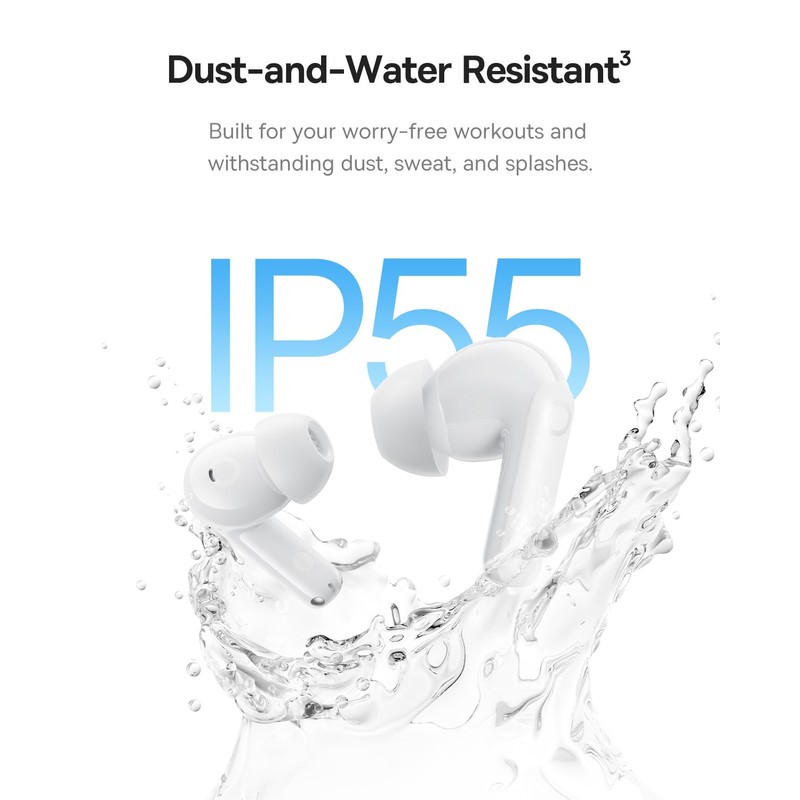 Baseus Bass BP1 Pro Noise Cancelling Wireless Earbuds, Real-Time Adaptive