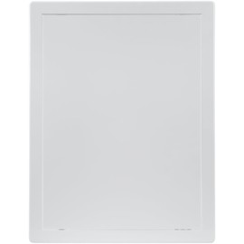 Vent Systems White ABS Plastic Access Panel 12 x 16 Inch (Opening) - Access Door for Drywall, Wall, Ceiling - Electrical, Plumbing Service Wall Hole Cover - Inspection Door - 12.7 x 16.6 Inch (Outer)