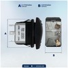 Five Oceans 3-Pin (On)-Off-(On) Momentary Rocker Switch, Waterproof, 12V, for