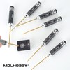 MDLHOBBY Professional RC Hex Screwdriver Set - 7PCS Precision Hexagon